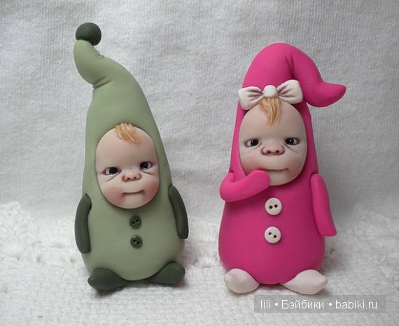 Авторские куколки из пластики - Allie Bean Dolls
