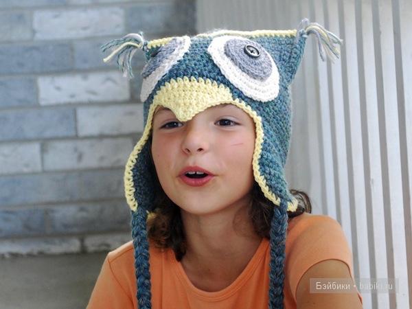 зимние вязание шапки детские