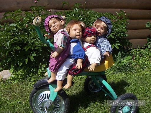 Моя веселая кукольная семья.