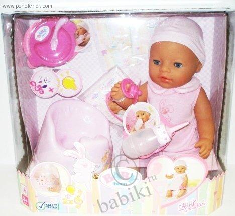 Игрушка Кукла Беби Бон (baby Born) С Музыкальным Горшком Новая.
