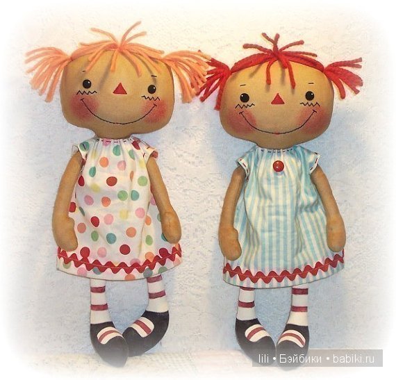 Улыбающиеся мягкие куколки. Rag dolls от ohsewdollin